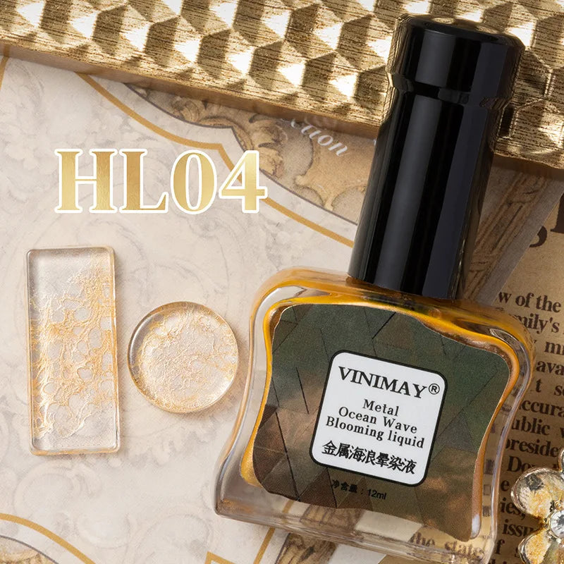Ocean Wave Marble Nail Gel – Smoke Bubble Blending Polish 12ml