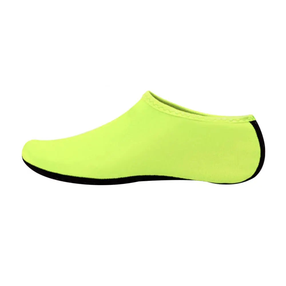 Water Shoes Scuba Socks – Non-Slip Beach & Diving Barefoot Water Sports Shoes PRIMED Fluorescent Green L