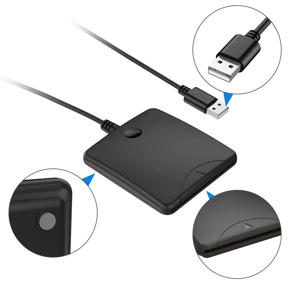 UTHAI 4-in-1 USB 3.0 Card Reader – CF MS SD TF | Mac & PC USB Card Reader PRIMED