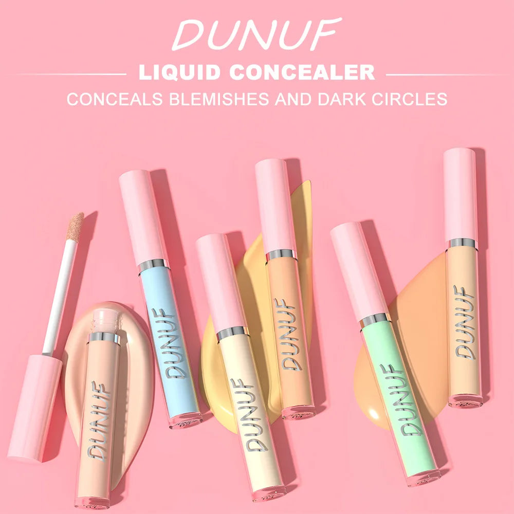 DUNUF Waterproof Liquid Concealer | Full Coverage, 8 Shades Liquid Concealer PRIMED