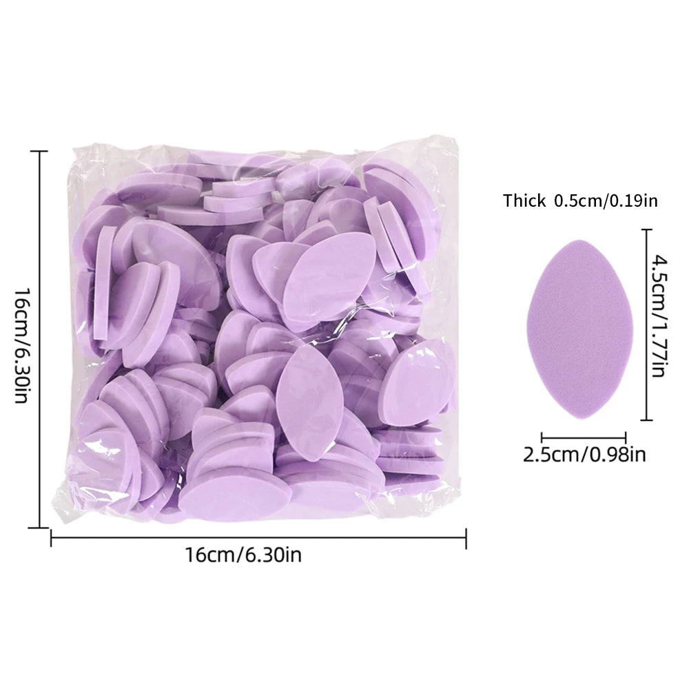 100Pcs Soft Sponge Lash Extension Pads – Reusable Practice Kit Eyelash Extension Pads PRIMED
