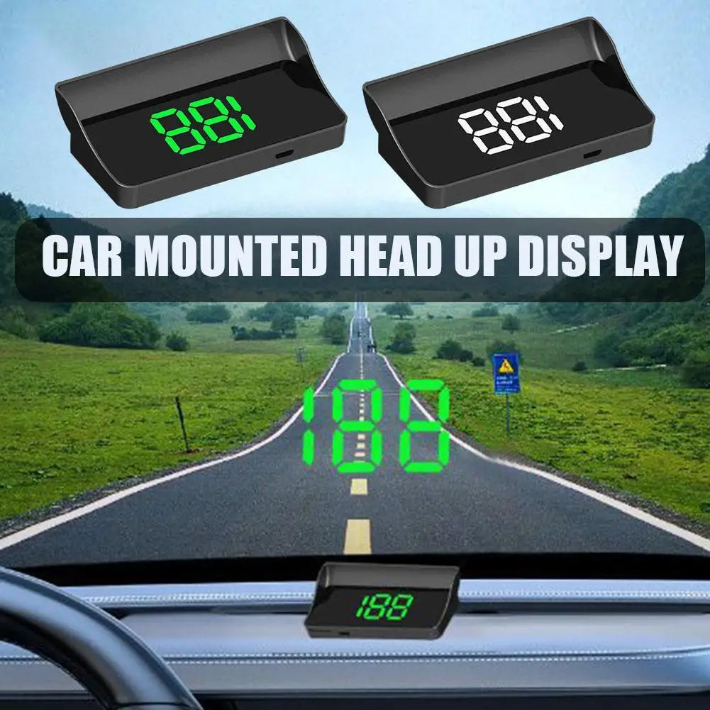 V9 GPS Car Head-Up Display | Digital HUD Speedometer KMH