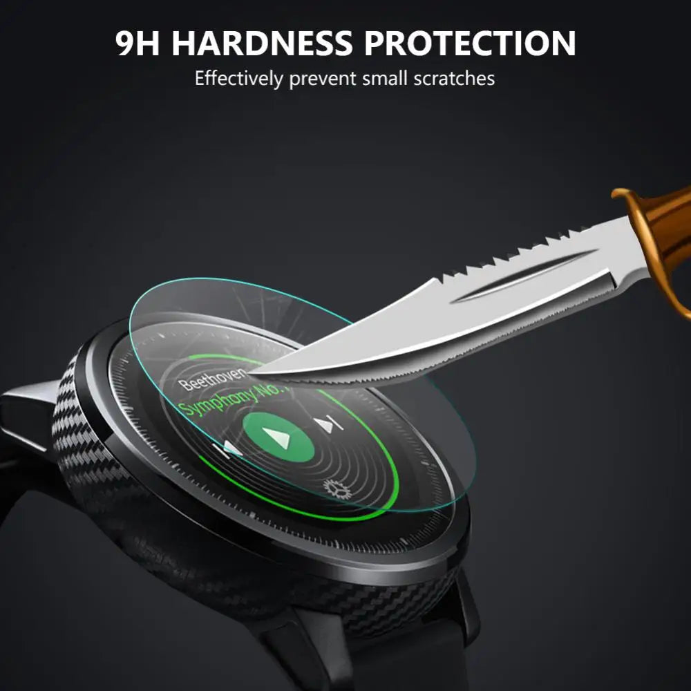 2-Pack Tempered Glass Watch Screen Protector 34–43mm Round Watch Screen Protector PRIMED