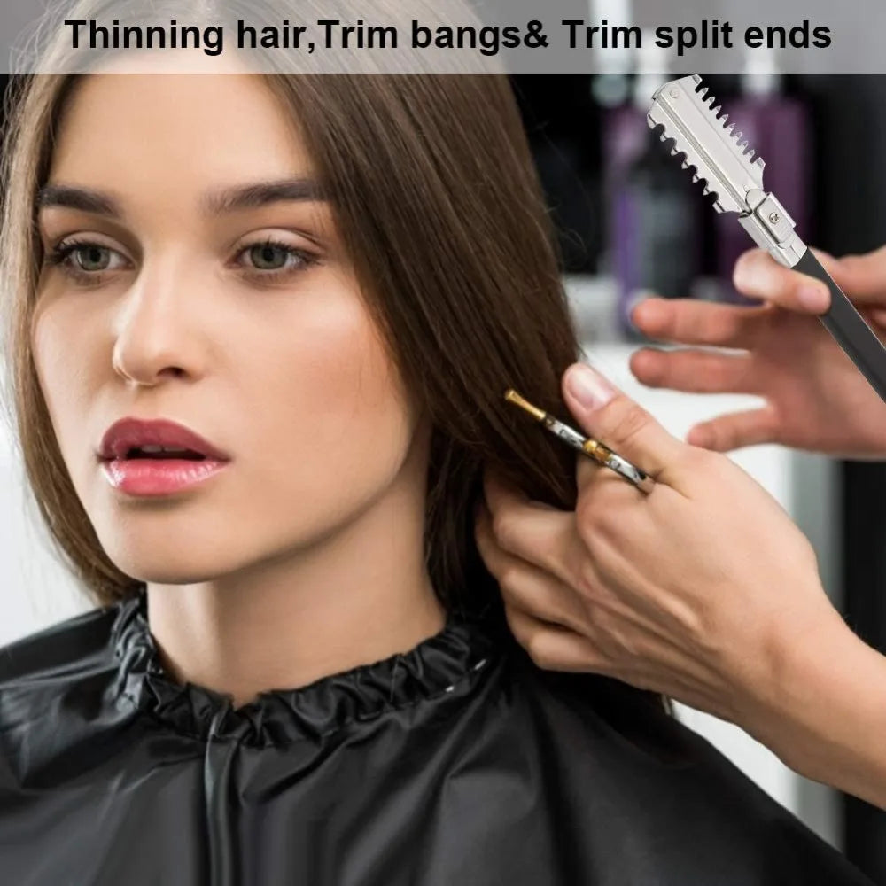 Double-Edge Razor Comb – Hair Thinning & Styling Tool Hair Razor Comb PRIMED