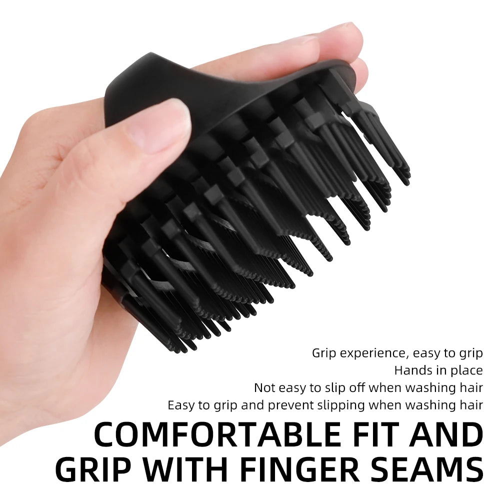 Silicone Scalp Massager Arch Handle – Detangling Comb Scalp Massager Comb PRIMED