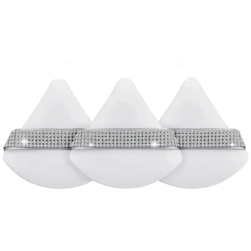 Triangle Crystal Velvet Setting Powder Puff – Diamond Ribbon