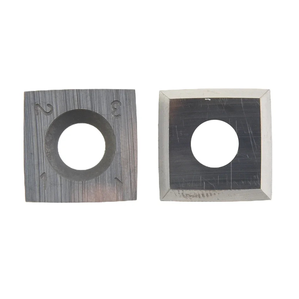 10-Pack Carbide Inserts 15x15x2.5mm | Spiral Planer Head Carbide Cutter Inserts PRIMED