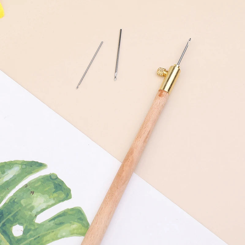 Tambour Embroidery Hook Set – 3 Needles French Crochet Kit
