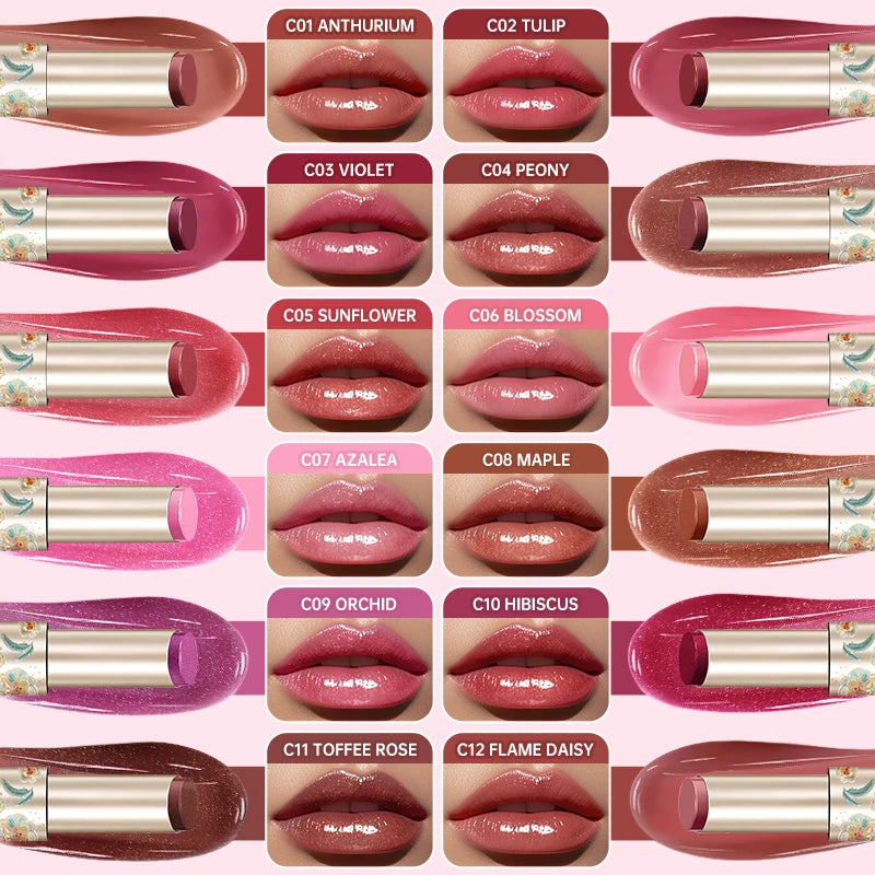 CATKIN WaterGlow Glossy Lip Balm | 12H Hydrating Lip Stick Glossy Lip Balm PRIMED