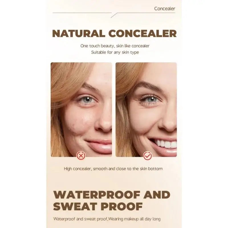 Langmanni Full Coverage Liquid Concealer – Matte Finish