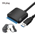 USB 3.0 to SATA Adapter for 2.5" & 3.5" SSD HDD – 5Gbps SATA USB Adapter PRIMED UK Plug