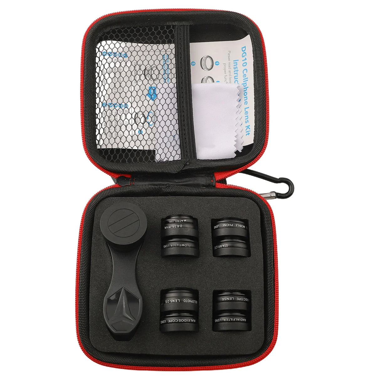 10-in-1 Phone Lens Kit – Wide Angle, Macro & Kaleidoscope