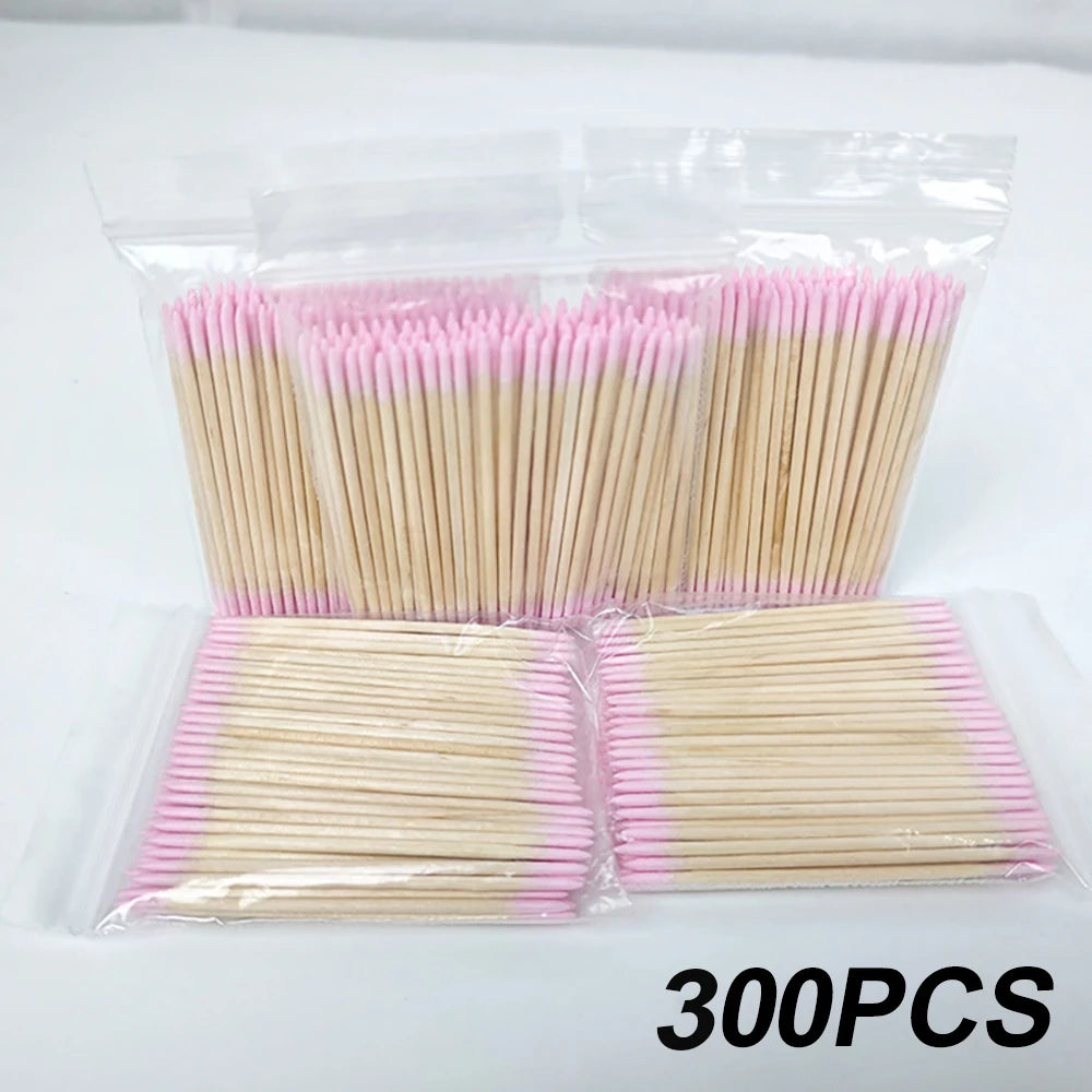 Disposable Double-End Cotton Swabs – Lash Extension Tools Lash Extension Tool PRIMED 300pcs
