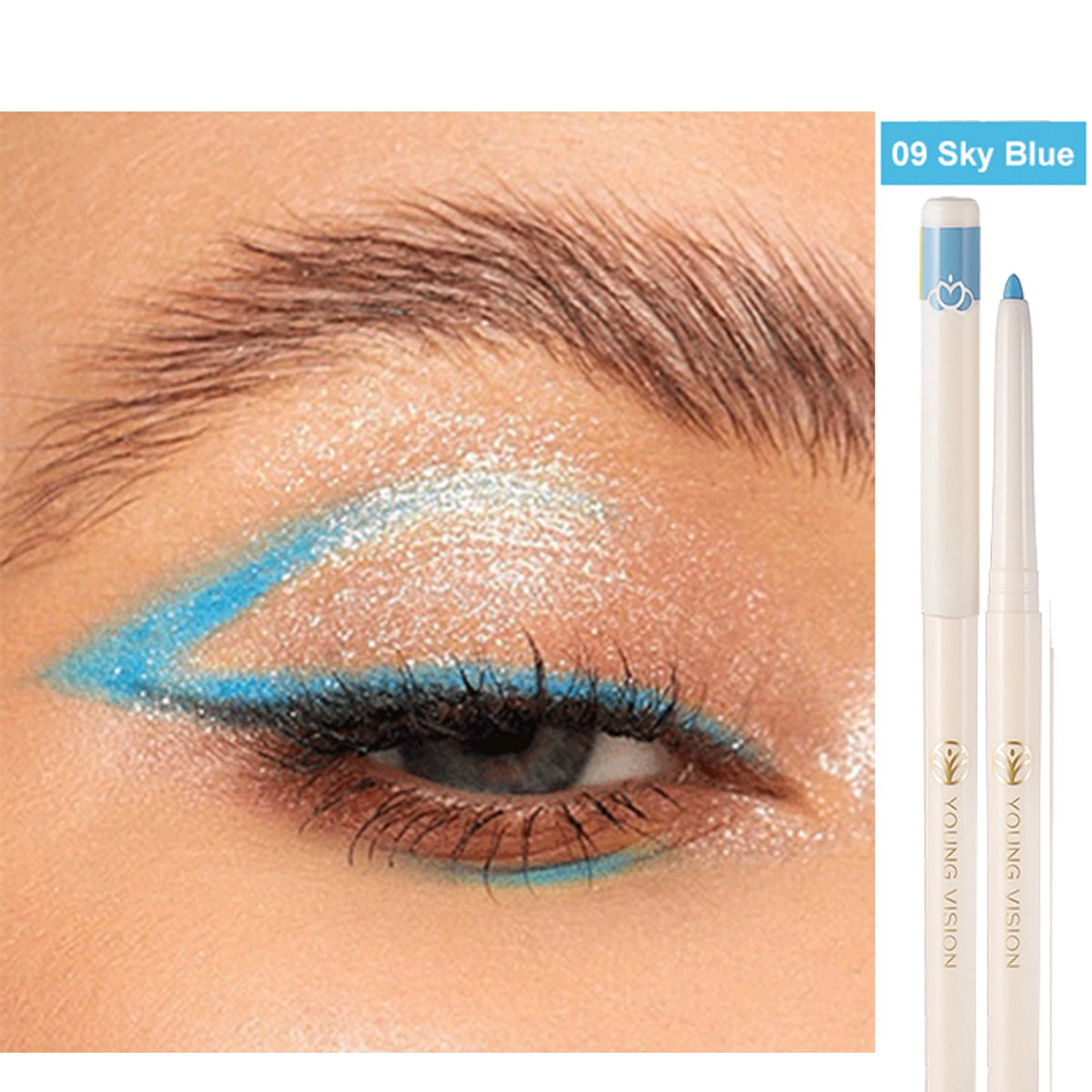 Waterproof Gel Eyeliner Pencil – 12 Colors Matte & Shimmer