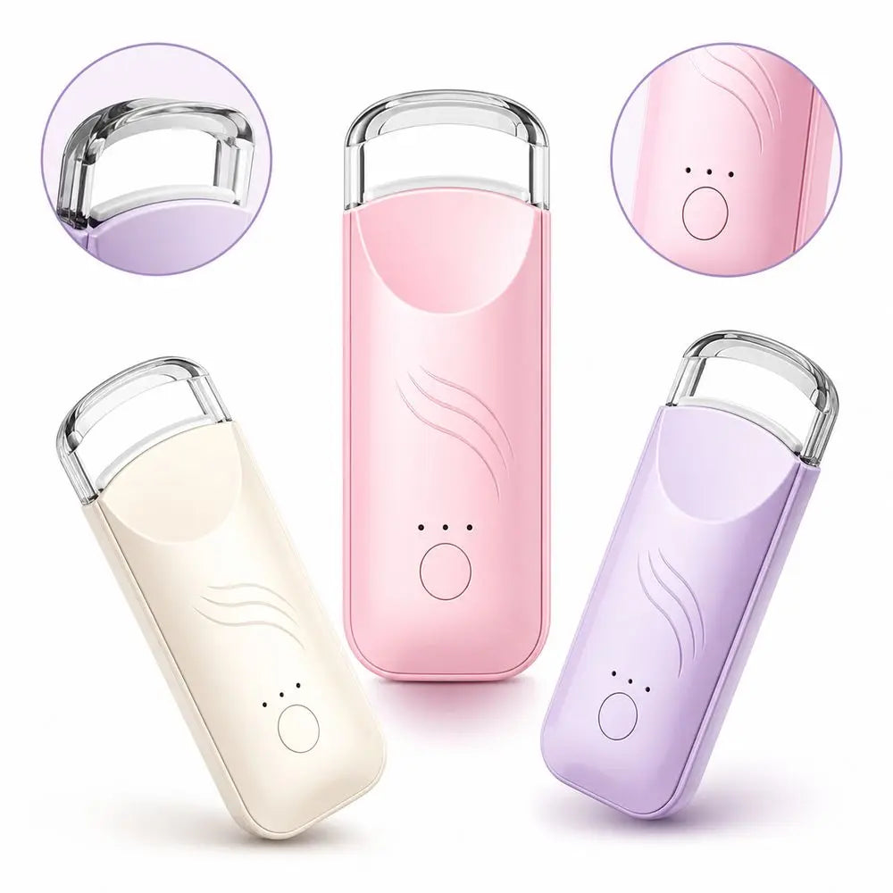 Electric Heated Eyelash Curler – Dual Temp, Long-Lasting Curl Heated Eyelash Curler PRIMED