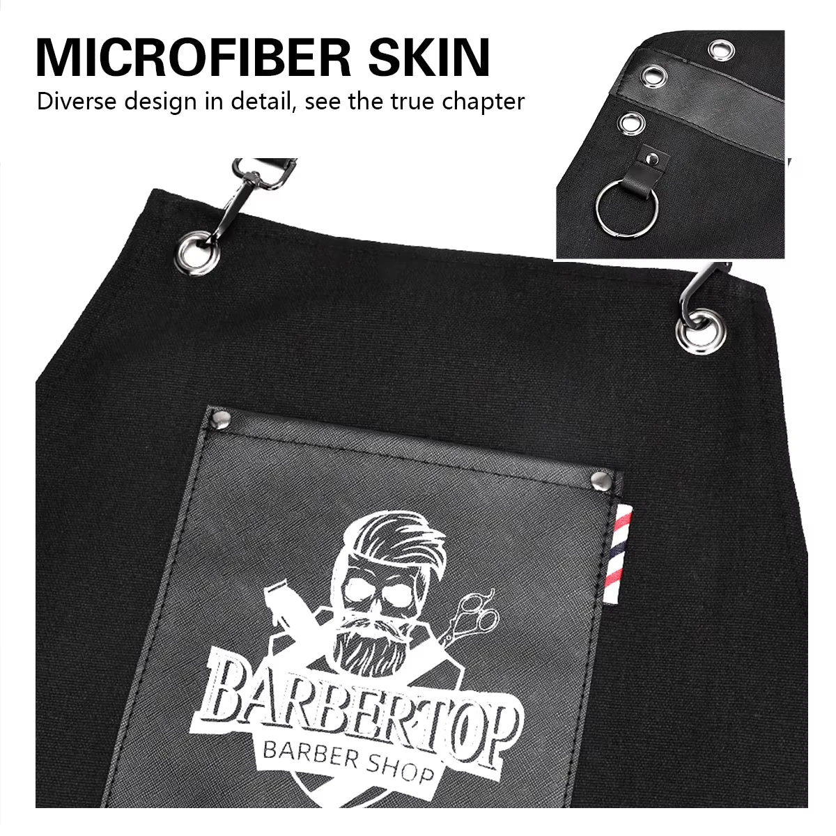 Waterproof Barber Cape & Salon Apron with Pockets