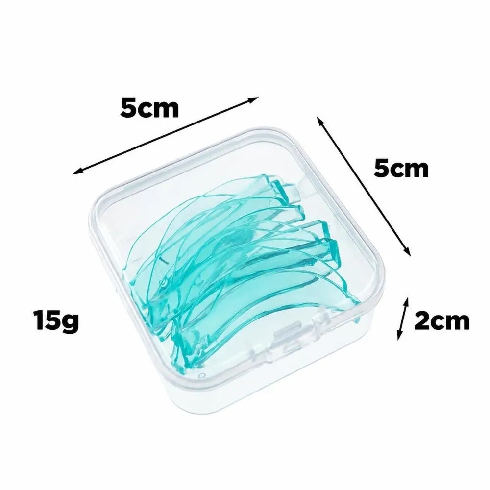 Silicone Eyelash Perm Curling Pads – 4 Pairs, 4 Sizes