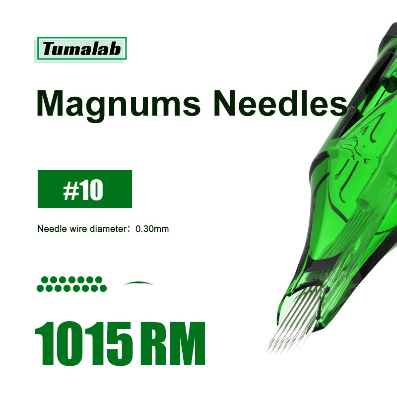 TUMAlab Tattoo Cartridge Needles – Sterilized 50+ Configs
