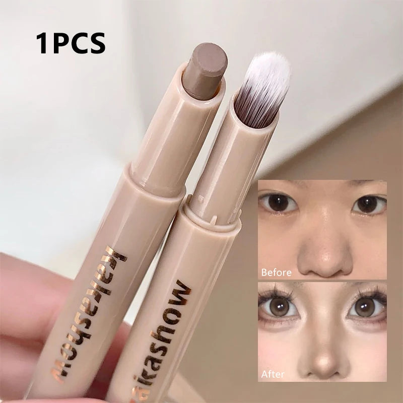 3D Nose Contour Pen with Smudge Brush – Cream Bronzer Contour Makeup Pen PRIMED 1pcs