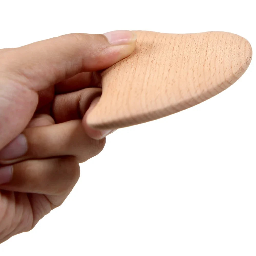 Wooden Gua Sha Scraping Massage Board – Face & Body Tool