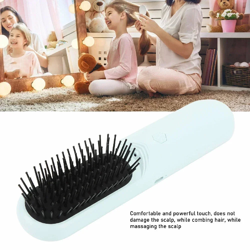 Steam Mist Hair Straightening Brush | Scalp Massage Detangler Electric Hair Brush PRIMED