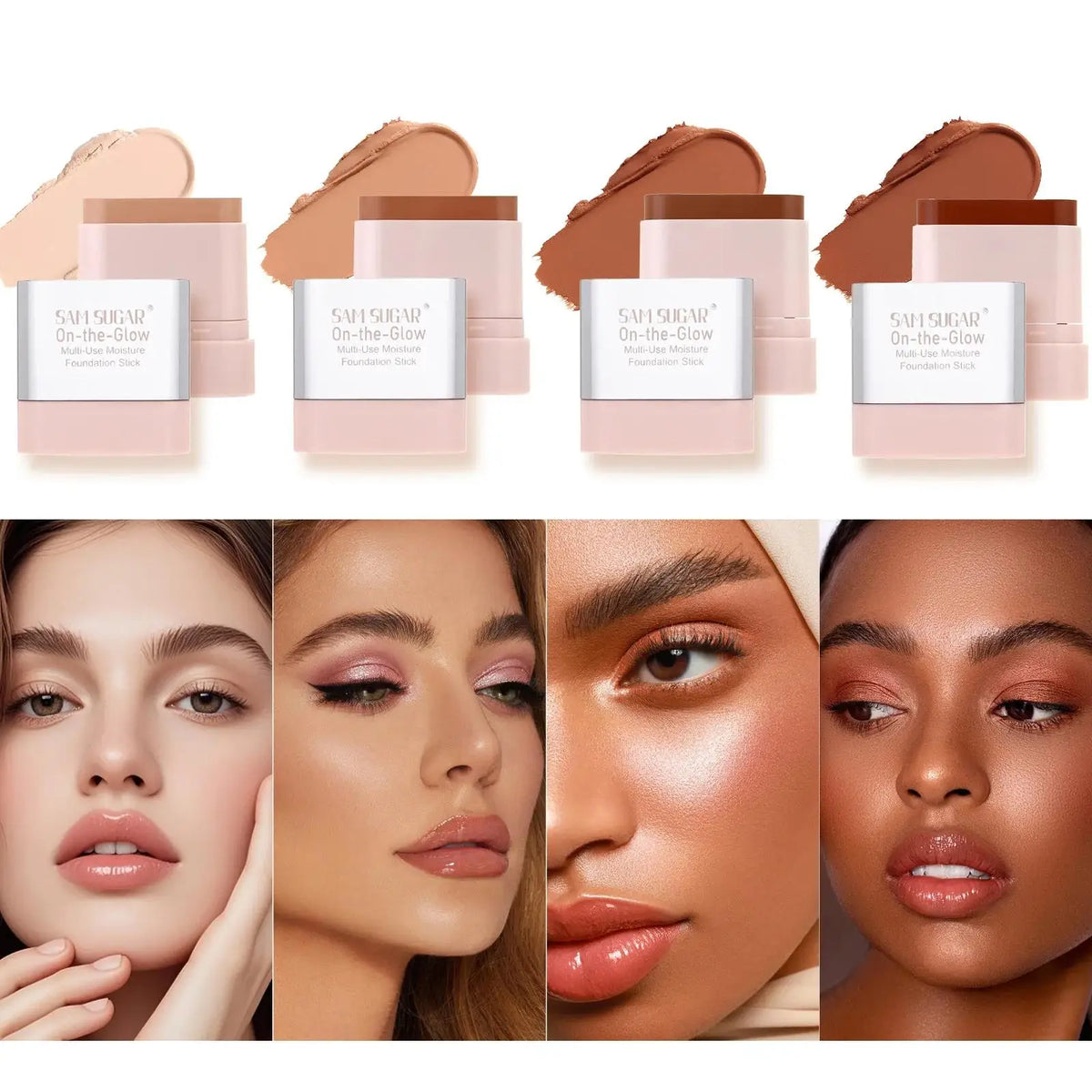 SAM SUGAR Oil Control Foundation Stick – Waterproof Concealer