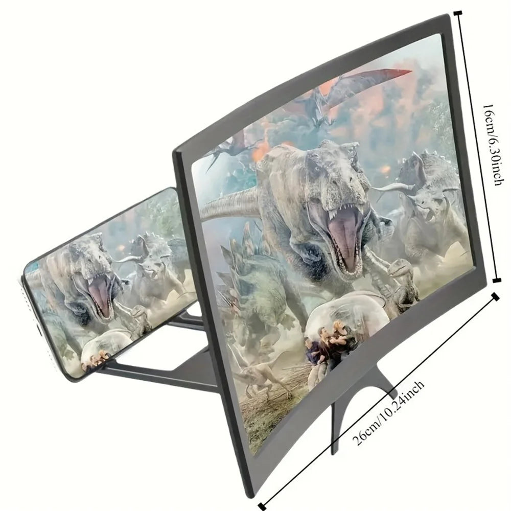 12" 3D HD Curved Phone Screen Magnifier – Theater Amplifier Phone Screen Magnifier PRIMED