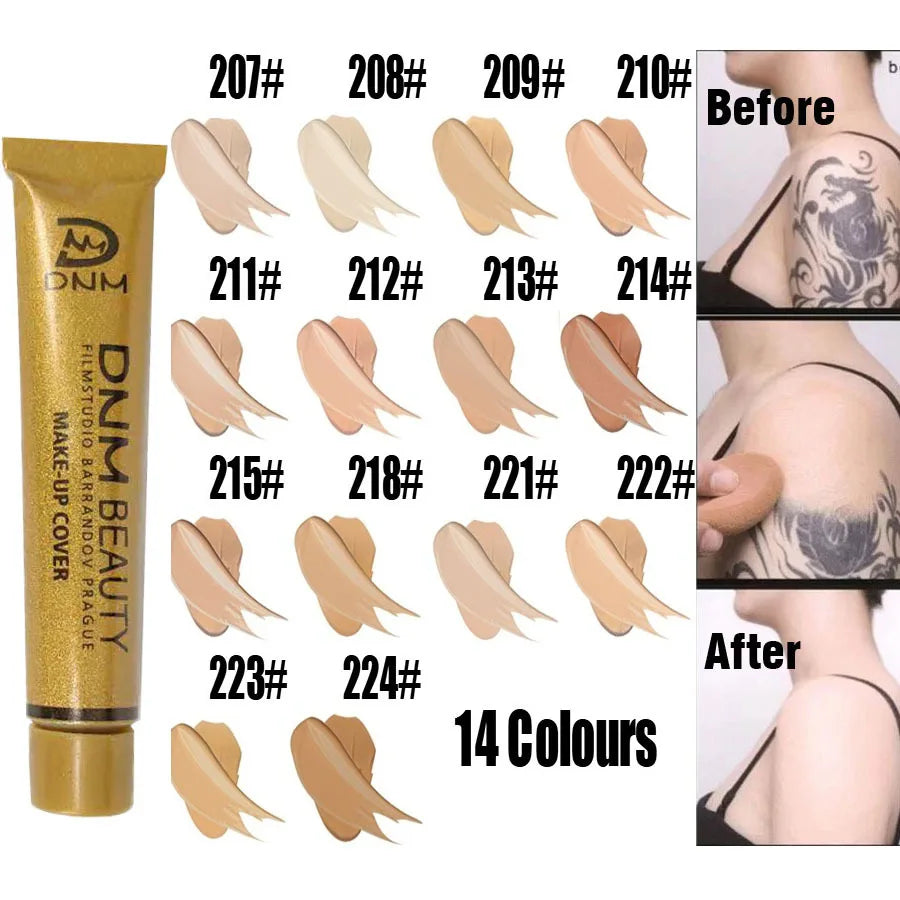 DNM Full Coverage Waterproof Concealer Cream – All Skin Types