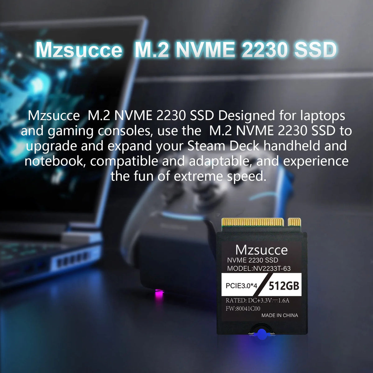 U.CHRD 2230 NVMe M.2 SSD 256GB 512GB 1TB – Steam Deck