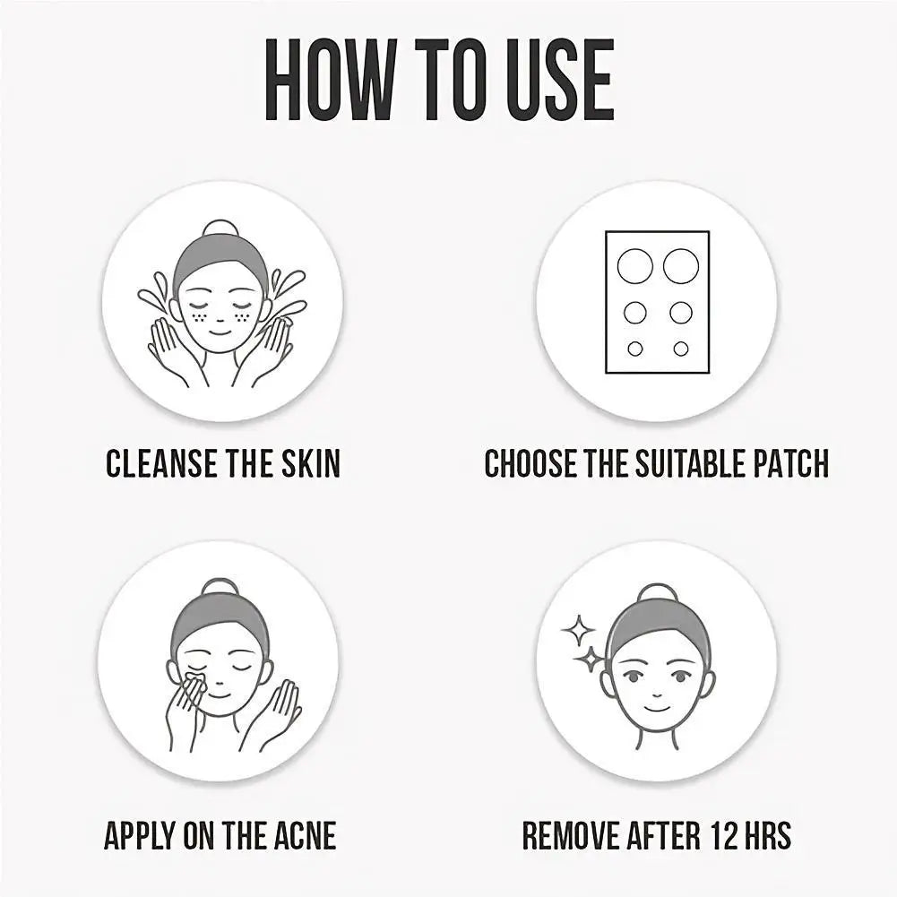 Ultra-Thin Star Acne Patches – Multi-Color Concealer Dots
