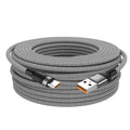 6A USB-C Fast Charging Cable Braided 1m 2m 3m 5m – PS5 Switch USB-C Charging Cable PRIMED Grey Type-C 1m