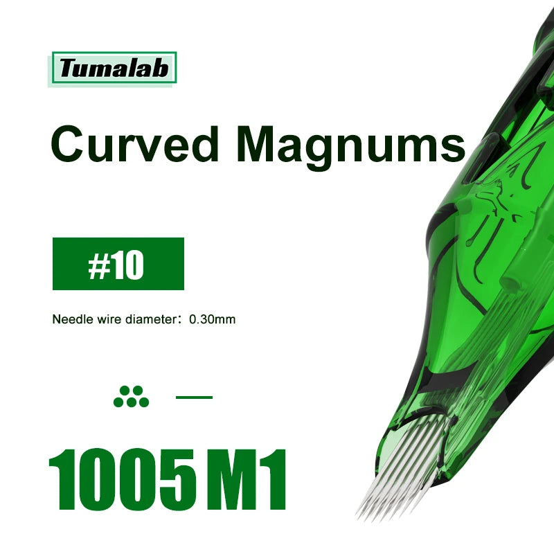 TUMAlab Tattoo Cartridge Needles – Sterilized 50+ Configs