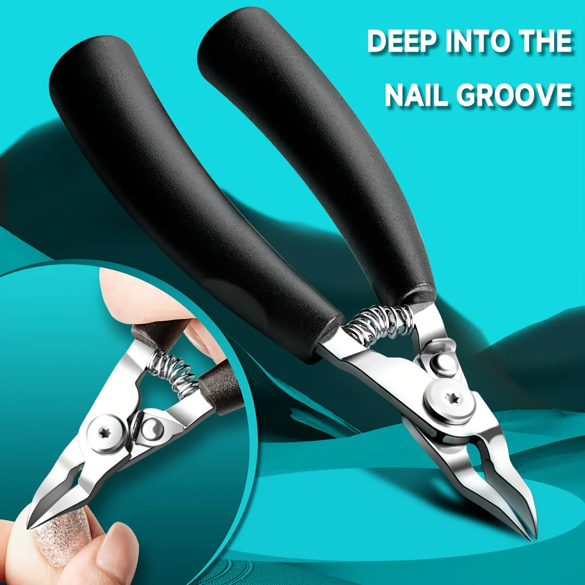 Thick Toenail Clipper Kit – Stainless Steel Precision Trimmer Toenail Clipper Set PRIMED