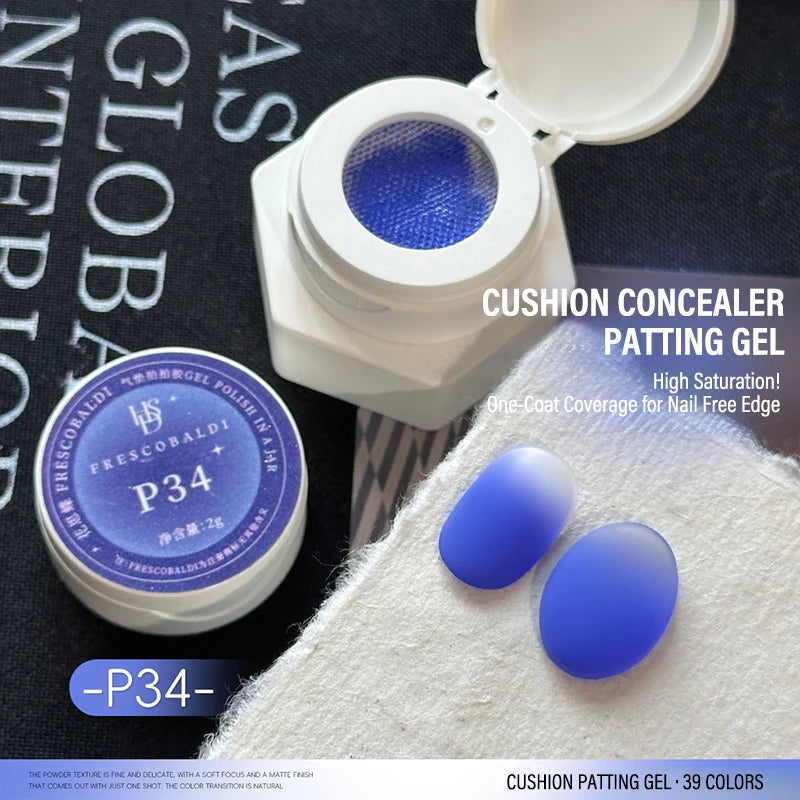 39-Color No-Wipe Cushion Patting Gel – Gradient UV Nail Polish