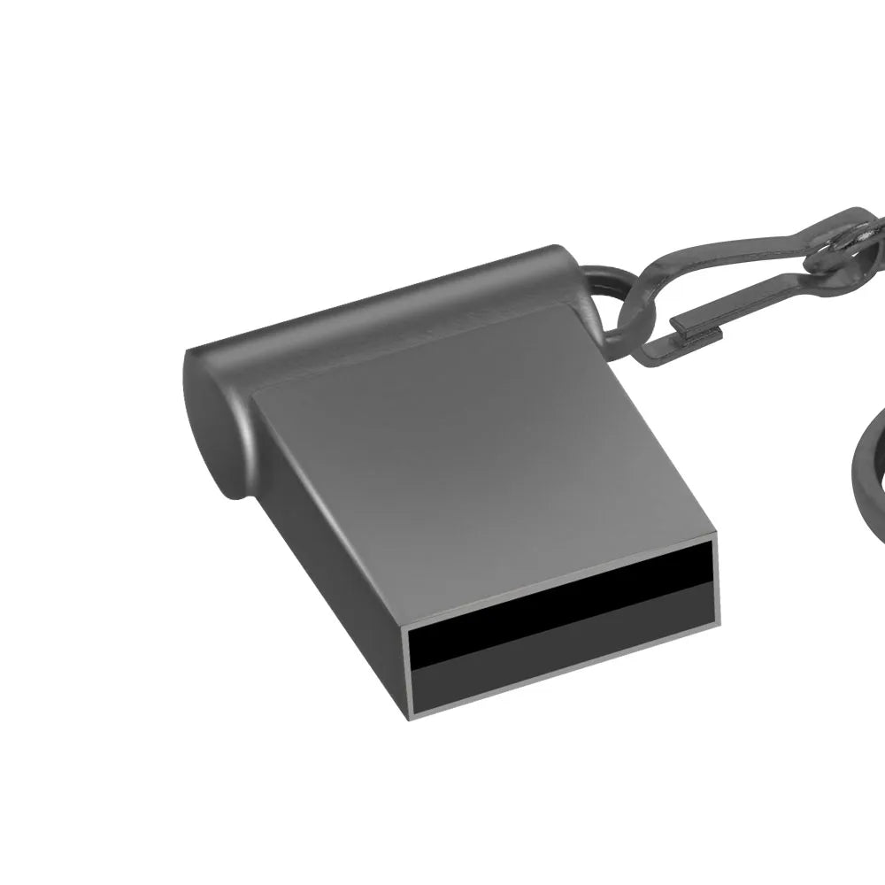 10-Pack Custom Logo Metal USB Flash Drives 32GB 64GB 128GB USB Flash Drive PRIMED 2GB black