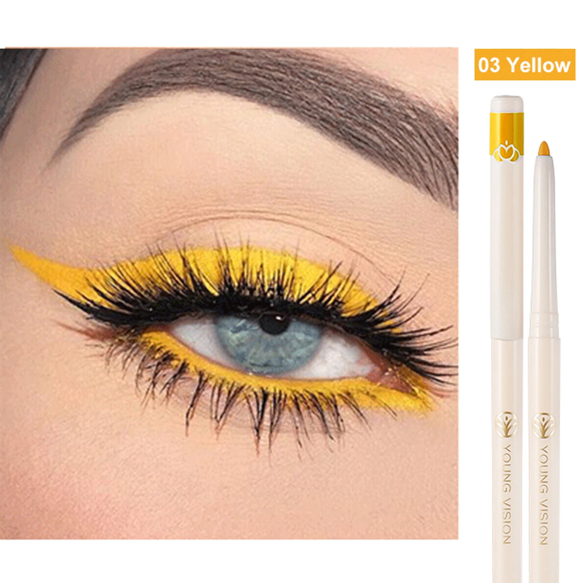 Waterproof Gel Eyeliner Pencil – 12 Colors Matte & Shimmer