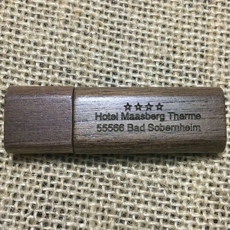 Custom Logo Wooden USB Flash Drive 4GB–128GB | Gift Box Custom USB Flash Drive PRIMED