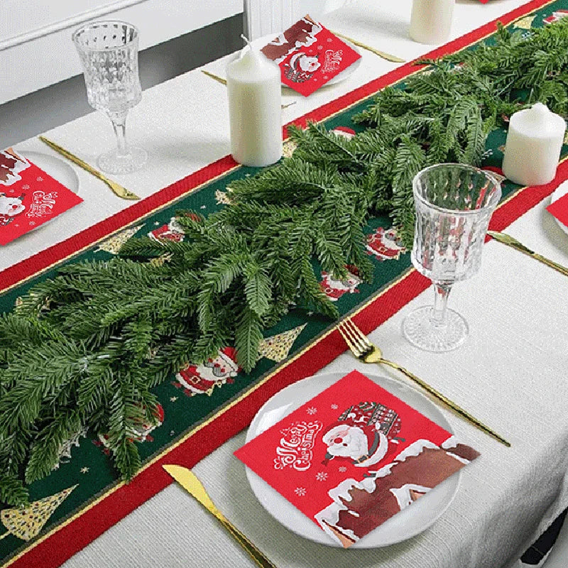 20-Pack Christmas Tree Paper Napkins 33x33cm | Party Décor Paper Party Napkins PRIMED