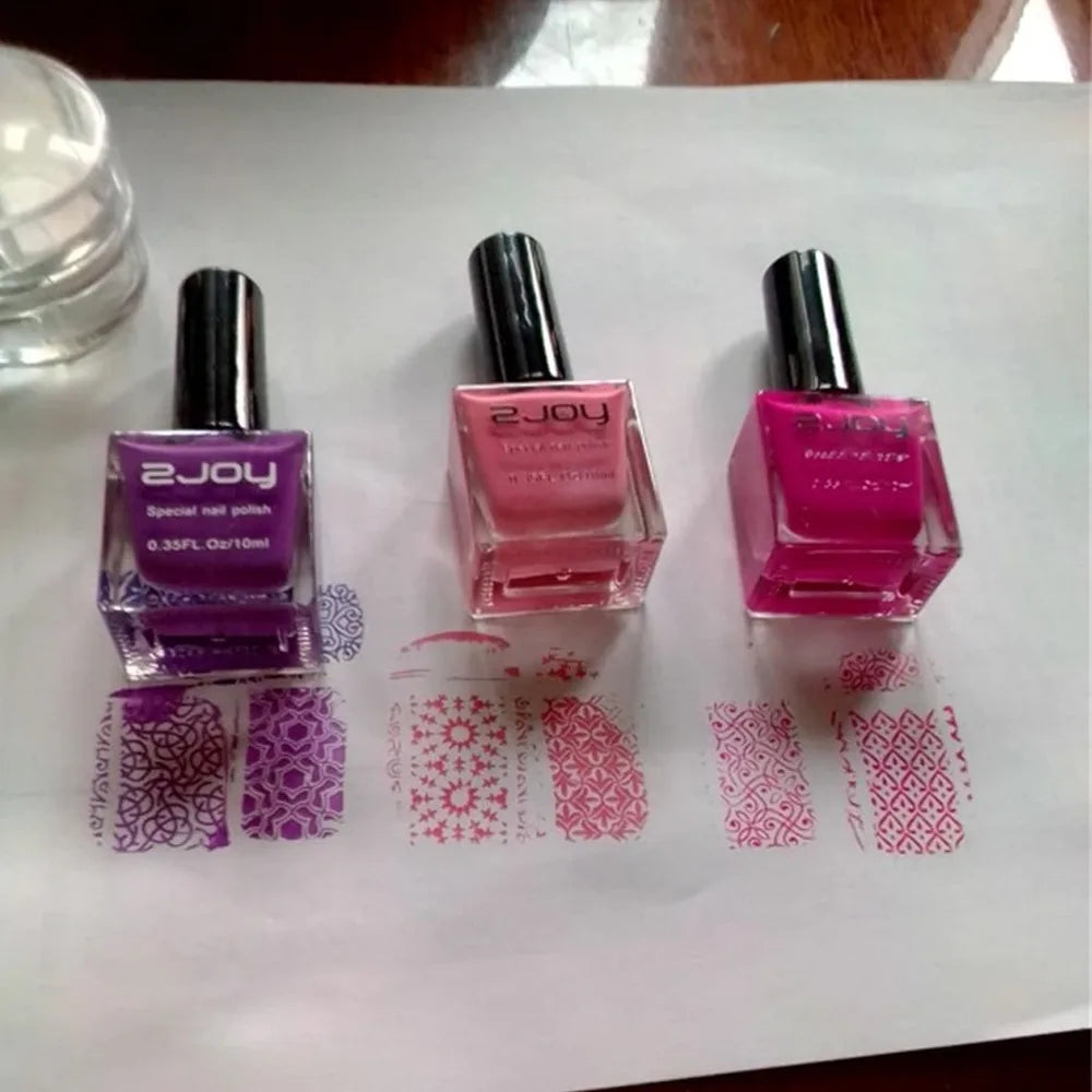 UV LED Stamping Gel Nail Polish 10ml | Vivid Nail Art Lacquer