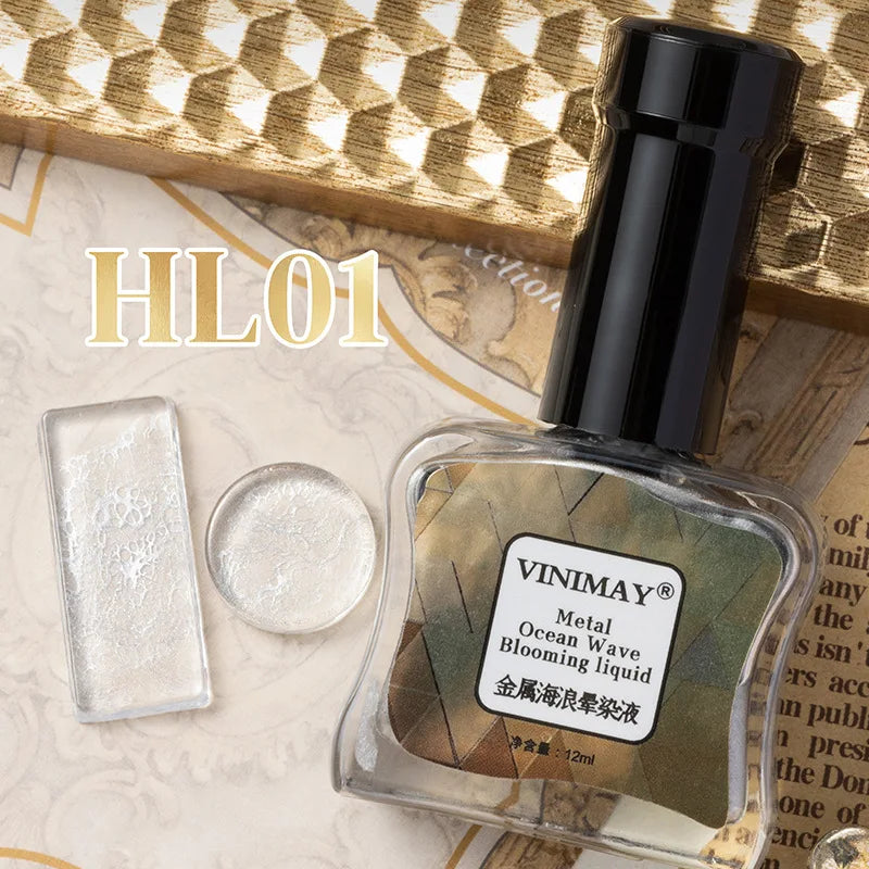 Ocean Wave Marble Nail Gel – Smoke Bubble Blending Polish 12ml