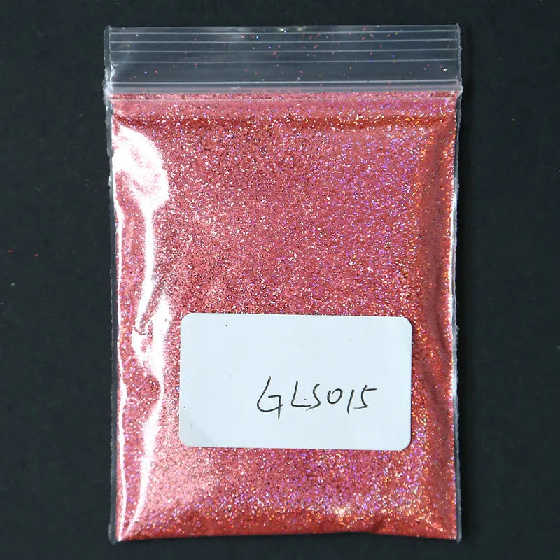 Holographic Nail Glitter Powder 10g – Silver & Gold Laser