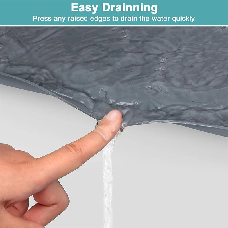 Waterproof Silicone Under Sink Mat – Kitchen & Bathroom Liner