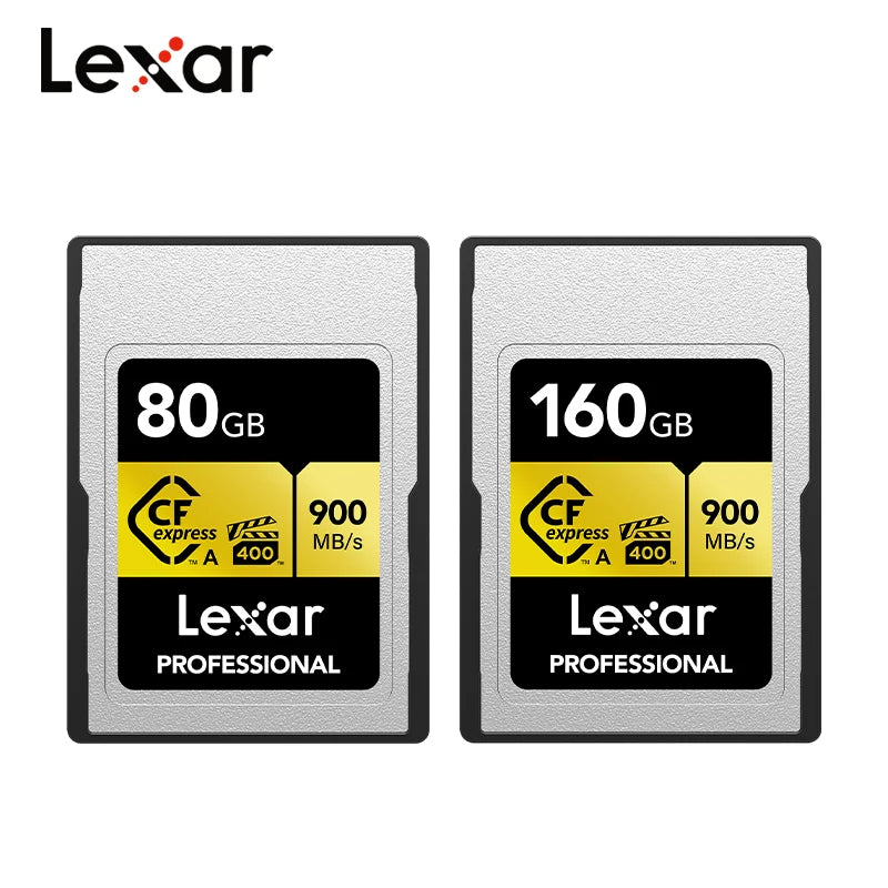Lexar CFexpress Type A Gold VPG400 – 80GB & 160GB for Sony CFexpress Memory Card PRIMED