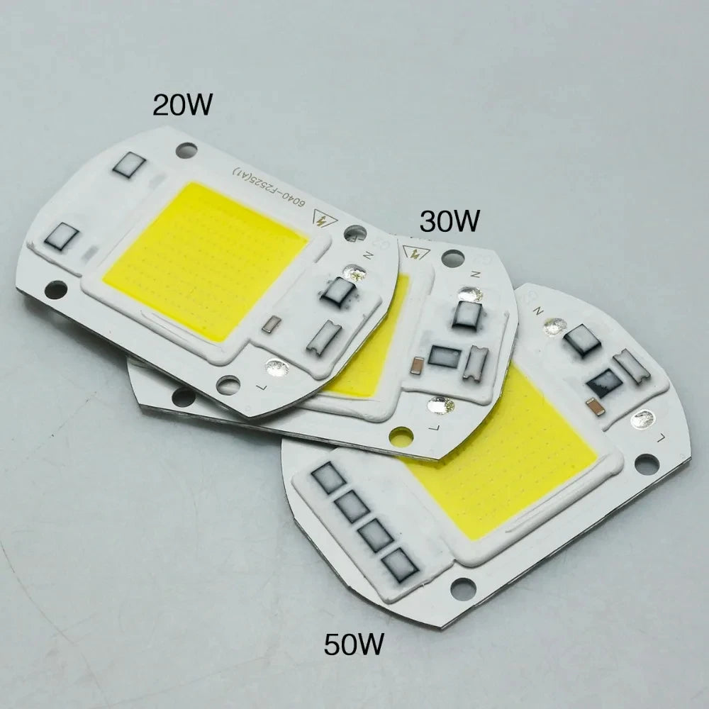 COB LED Chip 20W 30W 50W Smart IC No Driver 110V 220V Module COB LED Module PRIMED