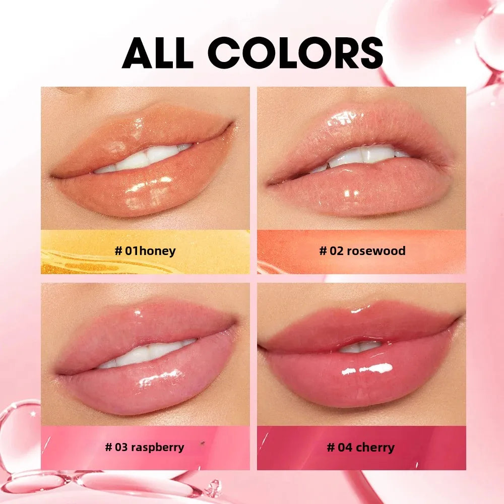 O.TWO.O Lip Oil Gloss Plumper – Moisturizing Shiny Tint Lip Oil Gloss PRIMED