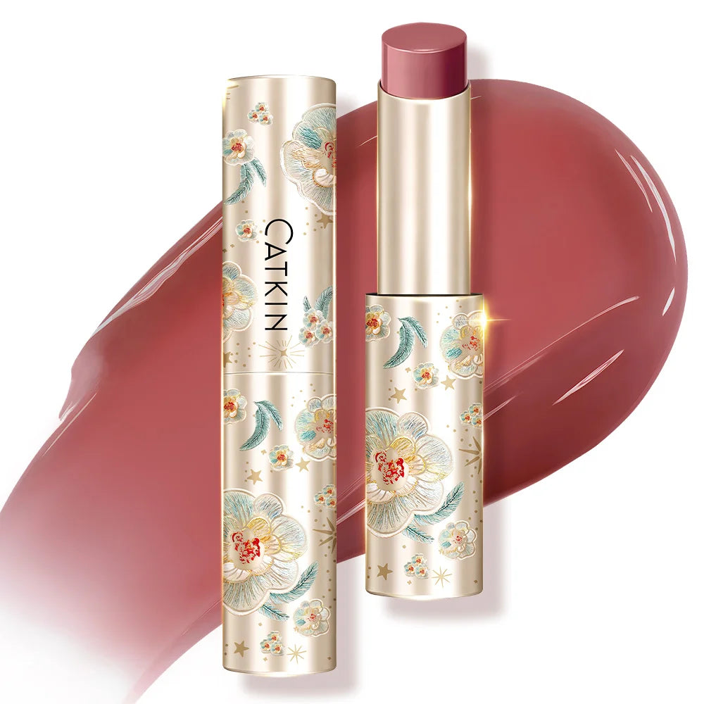 CATKIN WaterGlow Glossy Lip Balm | 12H Hydrating Lip Stick Glossy Lip Balm PRIMED C12 FLAME DAISY