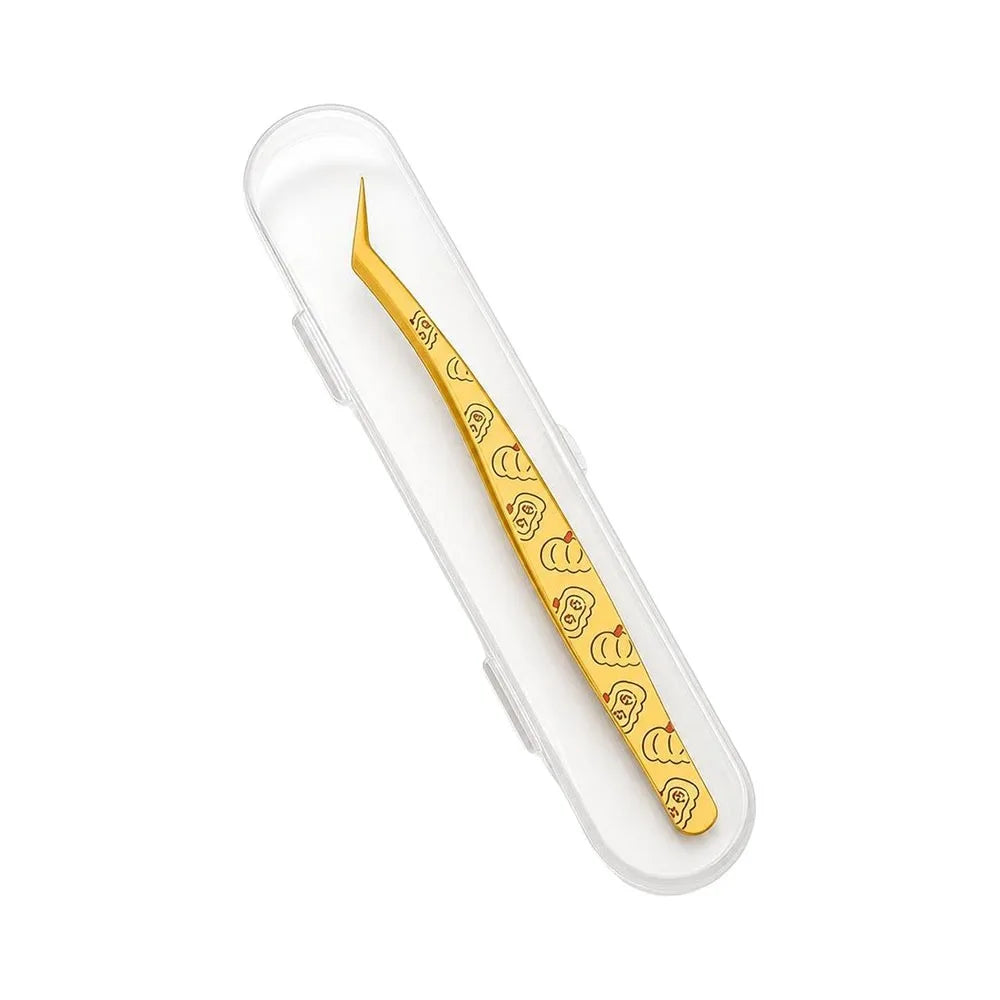 Stainless Steel False Eyelash Tweezers – Cartoon Fruit Design