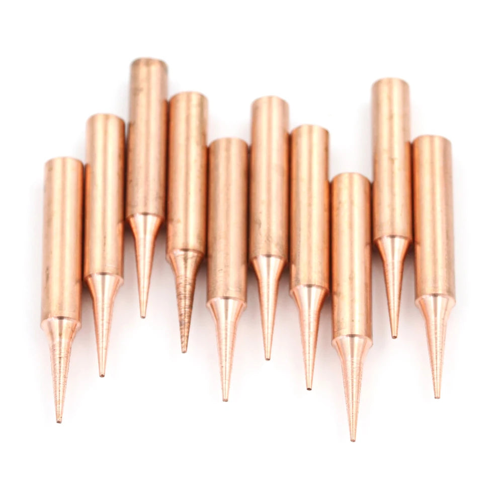 10-Pack 900M-T-I Pure Copper Soldering Tips | 936 937 Station