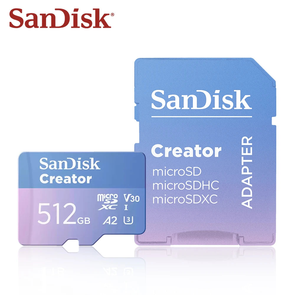 SanDisk microSDXC 128GB–1TB V30 A2 U3 – Up to 190MB/s microSD Memory Card PRIMED