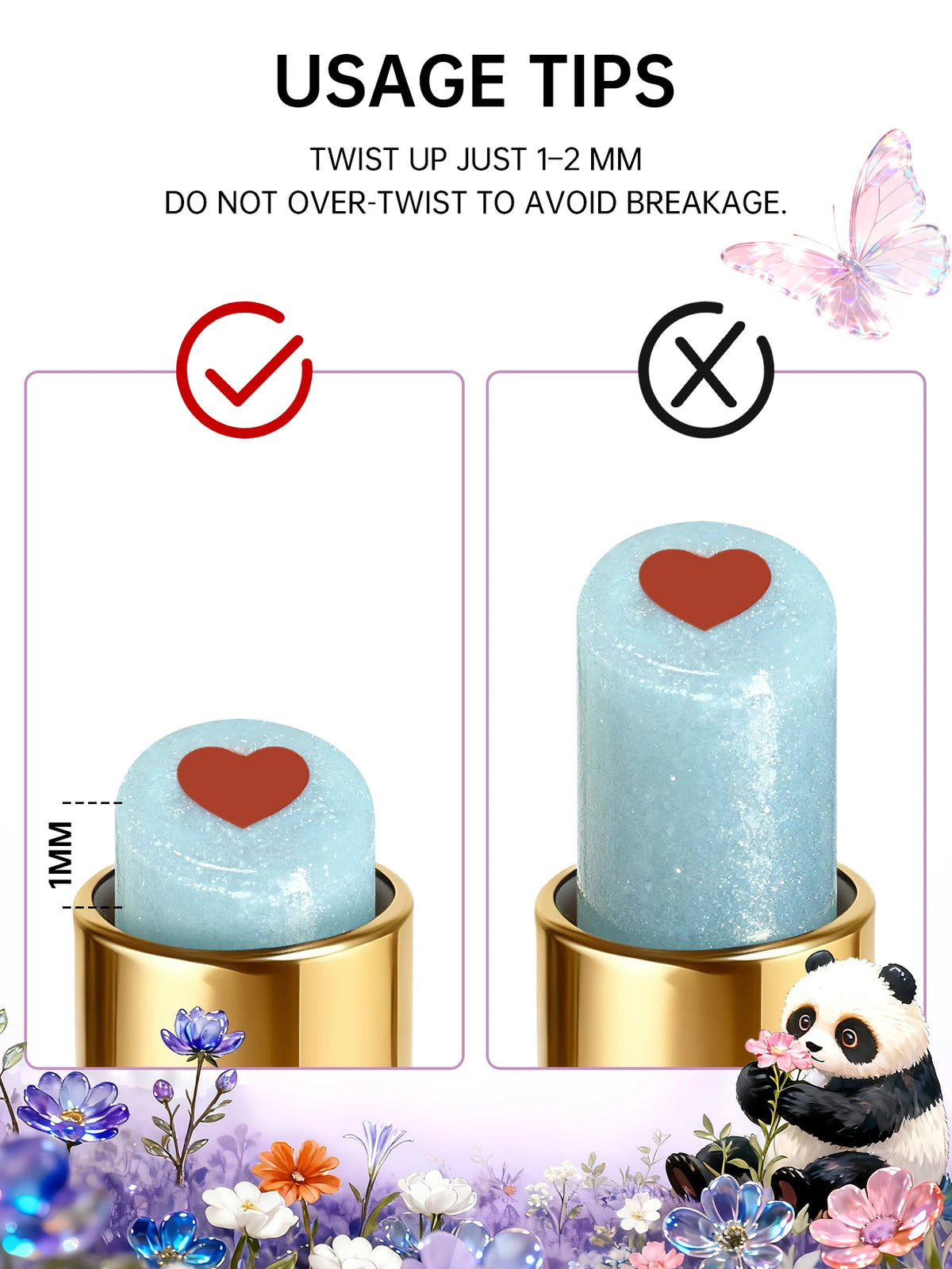 CATKIN Whiffle Dance Tinted Lip Balm – Dual-Core Moisturizing Gloss Tinted Lip Balm PRIMED